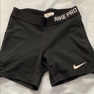 Girls Large Nike Compression Shorts